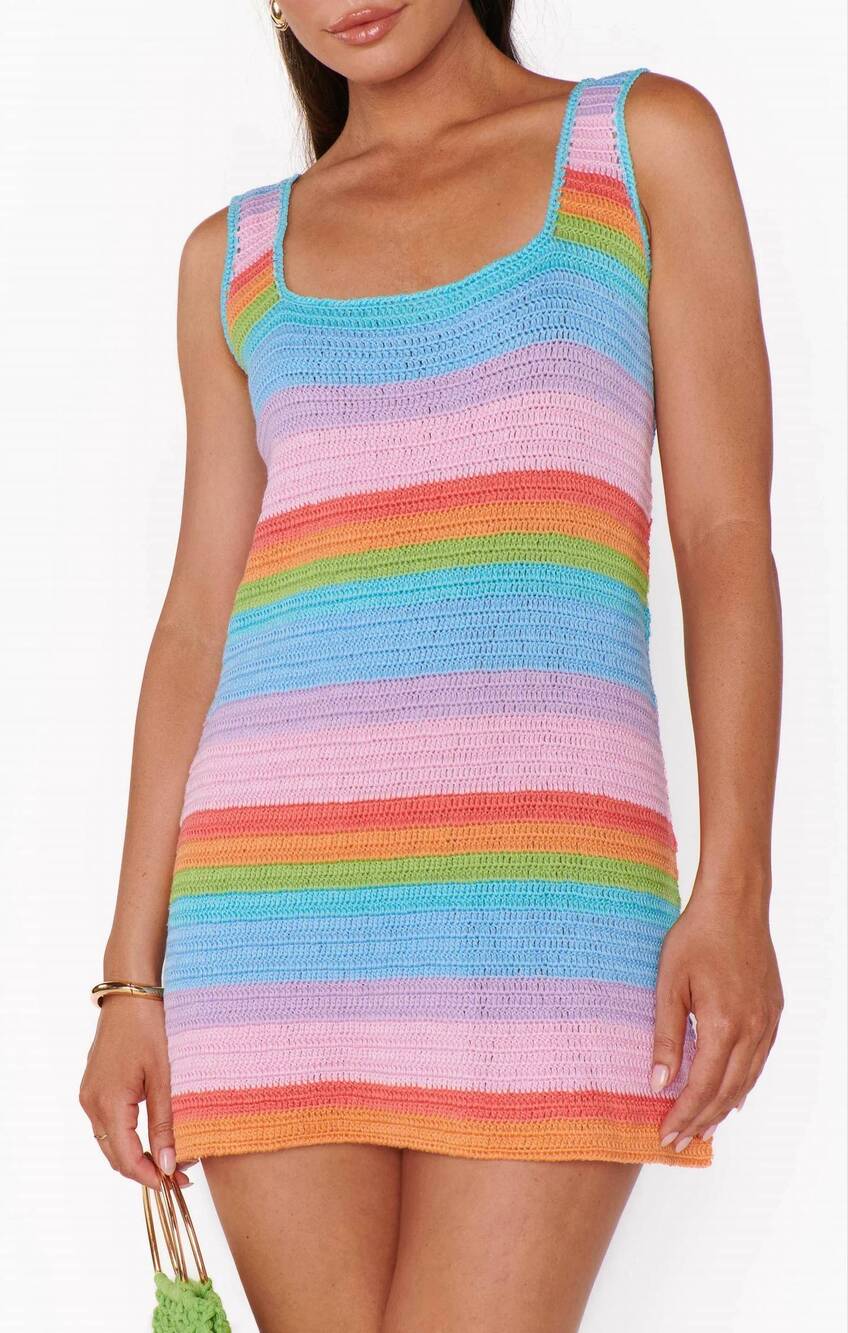 NEW SHOW ME YOUR MUMU day trip cover up dress in multi